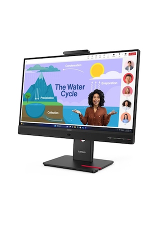 Lenovo Thinkvision T24d-4v 64b7uar1tk 24 İnç Voip, Kamera 5mp, Speakar 5wx2, 120hz, 4ms, Fhd Ips Monitor