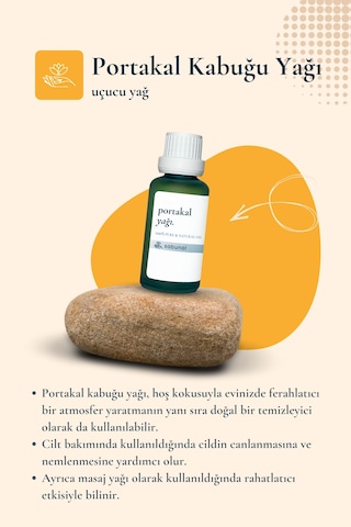 Sabunal Portakal Kabuğu Yağı 30 ML Aromaterapi Ve Cilt Bakım Yağı