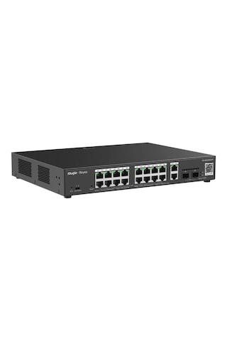 Reyee RG-ES220GS-P 16 Port 10/100/1000 Yönetilebilir Rack Mount Poe 250W Switch