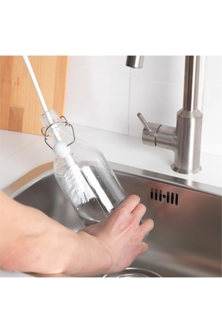 İkea Şişe Temizleme Fırçası Temizlik Bulaşık Fırçası Saplı 2'li