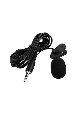 Yaka Mikrofonu 3.5mm Stereo Yaka Mikrofonu 3m Kablolu Mikrofon