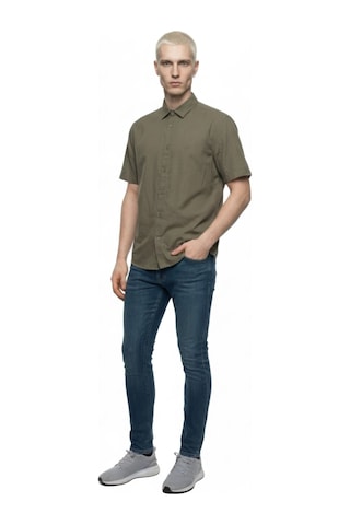 LOFT Relax Fit Erkek Gömlek K.kol Lf2035478 Q1.v1 Haki