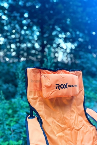 153camp0316 Rox Camping Katlanır Turuncu Kamp Sandalyesi