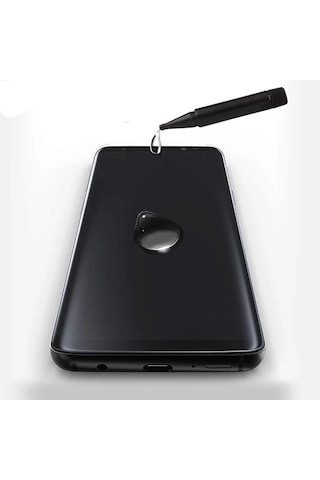 Ally İphone 11 Pro Max/ Xs Max Full Liquid+uv Işık 3d Kırılmaz Cam Ekran Koruyucu- 5775