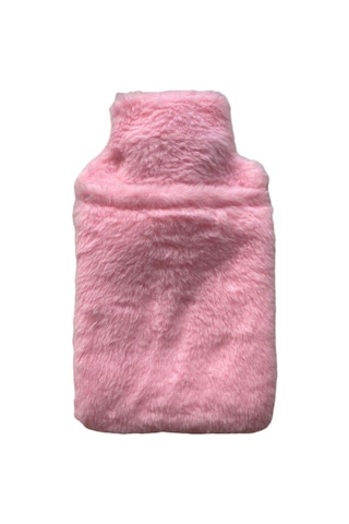 Bosphorus Yan Cepli Peluş Sıcak Su Torbası Pembe 750 ML
