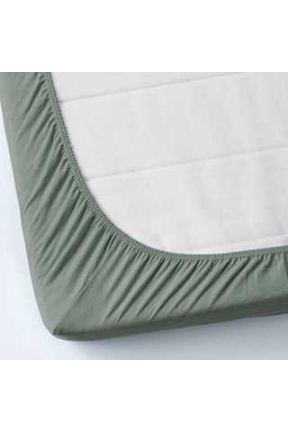 Ikea Varvıal Çift Kişilik Çarşaf 160 X 200 Cm Yeşil