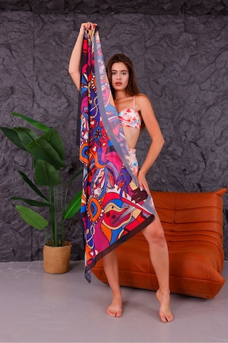 Tarzını Seç Pareo Karma Desenli 150x95 Cm Çok Renkli