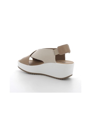 Sandalet Kadın Diğer 7665722 Igı&co Dcd 76657 Capra Tamponata Corda Panna Corda Panna Açık Bej