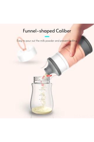 Geeroyoo 4 Katmanlı Bebek Süt Tozu Saklama Kabı, 50g Kapasiteli, Taşınabilir Ve Pratik, Mavi - Pp Malzeme