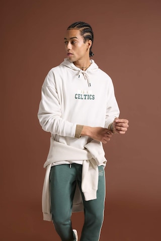 DeFactoFit NBA Boston Celtics Oversize Geniş Kalıp Kapüşonlu Sırt Baskılı Kalın Sweatshirt D3242AX24WNBG662