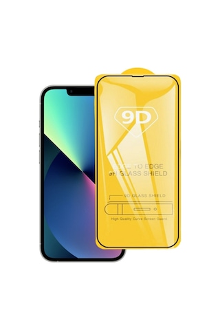 Ally Apple Uyumlu iPhone 14 Plus 6.7 Full Glue-Tempered Cam Ekran Koruyucu