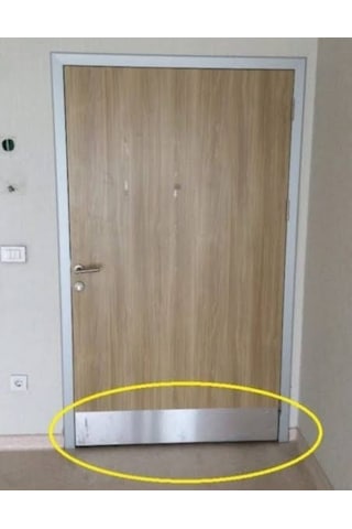 2 Adet Kapı Altı Koruması Tekmelik Paslanmaz Alüminyum Saten Renk