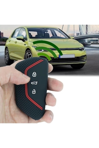 Volkswagen Golf 8 Mk8 Id.3 Id.4 Octavıa Superb Leon Caddy Silikon Anahtar Kılıf