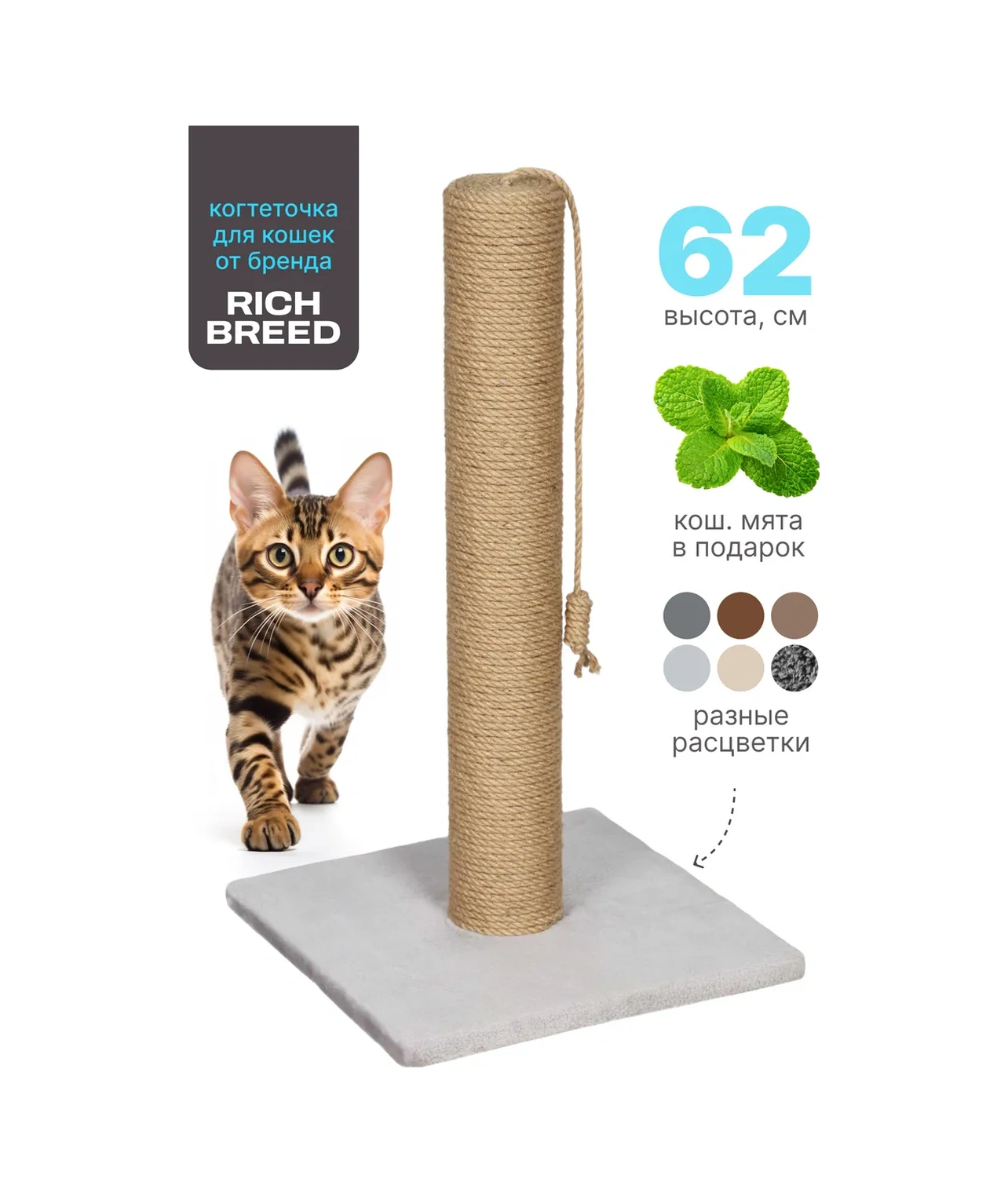 Rıch Breed Kedi İçin Tırmalama Direği Ayaklı Masa 37412028