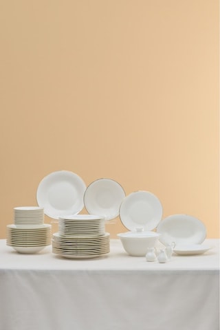 Karaca  Fine Pearl Fame 55 Parça 12 Kişilik Yemek Takımı Gold