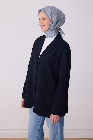 Monogram Desen Saf İpek Twill Eşarp - 2026 İlkbahar-yaz T 4321 Lacivert