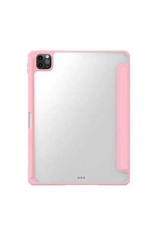 Baseus Minimalist Apple İpad Uyumlu Pro 13" Tablet Kılıfı - Pembe Kapaklı Kılıf
