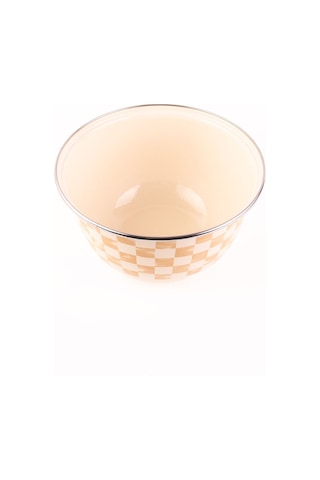 Beige Emaye Karıştırma Kabı 24cm - 4lt Bej