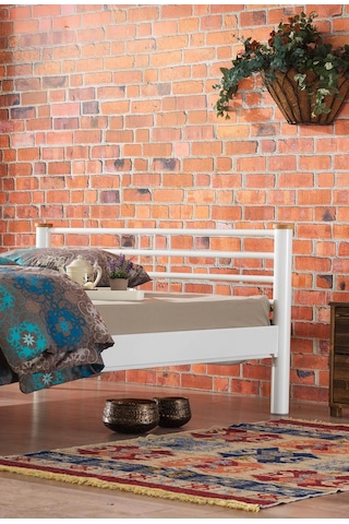 Bedliga Kappis-S Ferforje Metal Çift Kişilik Karyola