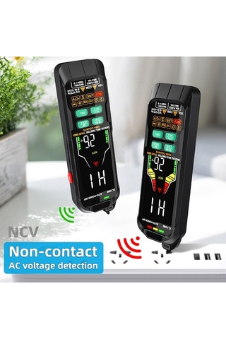 Besthome1 Portatív Multimetro Inteligente - Ncv Ölçüm, 6000 Sayım, Usb Şarjlı, Veri Depolama Ve Fenerli