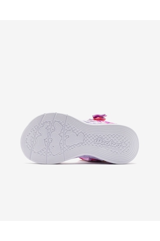 Skechers Flutter Hearts Sandal-blurry Love Büyük Kız Çocuk Pembe Işıklı Sandalet 303110l Pklv Pembe