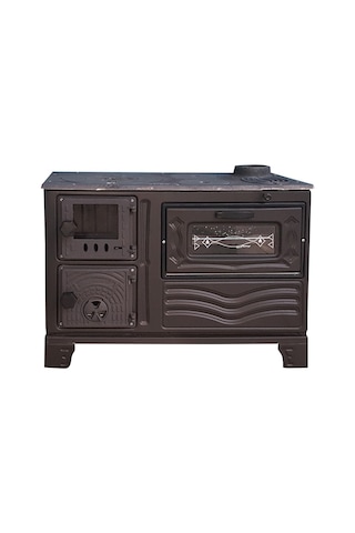 Mat Siyah Döküm Soba Mf65 Model Soba Odun Sobası Kömür Sobası Pres İş Soba- Dorello