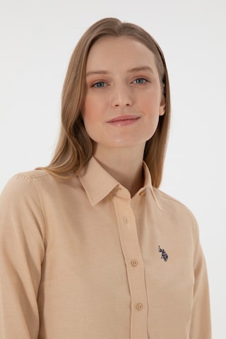 U.s. Polo Assn. Kadın Camel Gömlek Basic 50307726-vr015 CAMEL