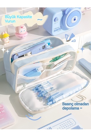 Çeşitli Katlar İle Büyük Kapitet Durum Kutusu Pastel Yeşil