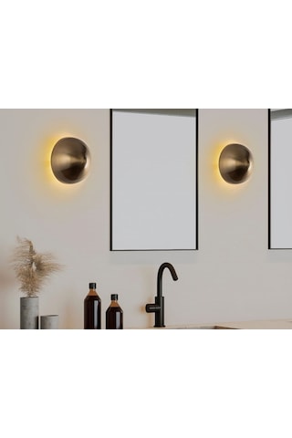 Mylights Ufo Eskitme Kaplama Duvar Aplik Led Aplik Gece Lamabsı Endirek Aydınlatma Amul Dahildir Paslanmaz Çelik