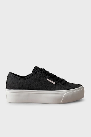 Calvin Klein Logolu Platform Sneaker Ayakkabı Hw0hw03265beh Bayan Ayakkabı Hw0hw03265 Beh Siyah