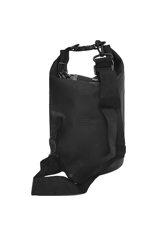 Mufunye Sıcak Satış 15l Siyah Pvc Su Geçirmez Çanta - Kayak, Rafting, Plaj İçin Kuru Taşıma Torbası Tek Omuzlu