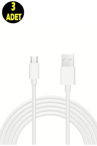 3 Adet 2 Amper Micro Usb Android Cep Telefonu Hızlı Şarj-data Kablosu Samsung-htc-lg-sony Uyumlu