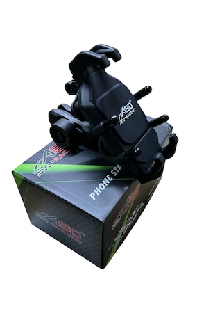 Motosiklet Telefon Tutucu Titreşim Önleyici Siyah