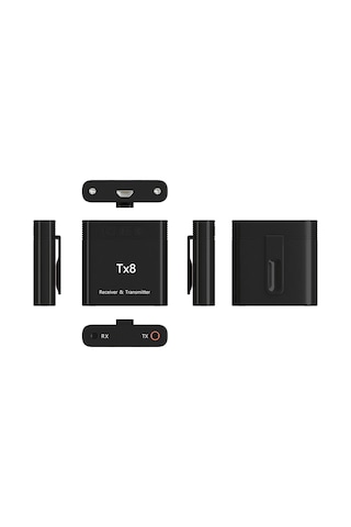 Lemestar "tx8 Bluetooth 5.0 Çift Yönlü Alıcı Verici: Tv, Pc Ve Kulaklık İçin Kablosuz Ses Adaptörü"