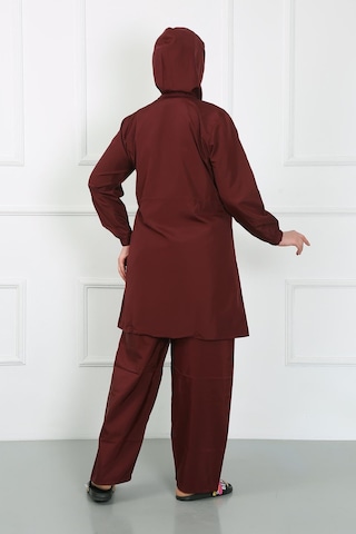 Akbeniz Büyük Beden Tesettür Mayo Bordo 44020-bordo Bordo