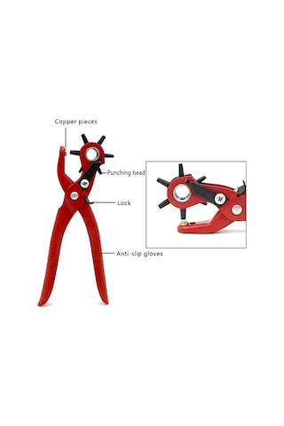 Xurunkeji Deri Kemer Delme Pensesi Kanca Kelepçesi 2/2,5/3/3,5/4/4,5 Mm Delme Boyutu Delme Pensesi Delme Aleti