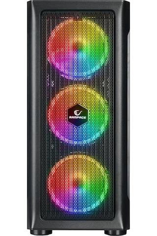 Rampage Prolix Mesh 650w 80+ Siyah Temperli Cam 4x120mm Argb Fan Akak0rmp0005