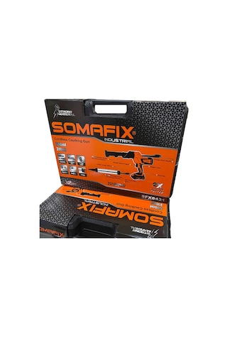Somafix Şarjlı Sosis Poliüretan Mastik Ve Kartuş Silikon Tabancası 310-600 Ml Sfx8431