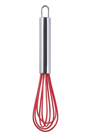 Cbtx Silikon Yumurta Çırpıcı Ev Yumurta Mikseri Mutfak Aletleri Krem Pişirme Araçları, Renk: 8 İnç Kırmızı Çok Renkli