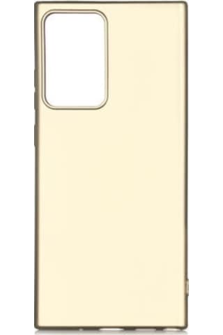 Samsung Galaxy Uyumlu Note 20 Ultra Kılıf Esnek Yapılı İnce Slim Silikon Kapak Ryc/premier Gold