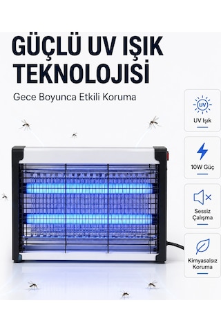 Mey İthalat Elektrikli Uv Böcek Ve Sivrisinek Öldürücü Restoran, Kafe Ve Ev Kullanımına Uygun