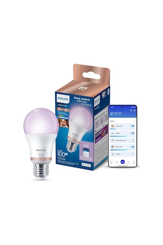 Smart Lighting Led Ampul A60 E27 100w Eşdeğer Rgb - Google Home, Alexa, Homekit Ve Matter Uyumlu Diğer