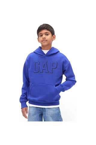 Gap V-frch Logo Çocuk Sweatshirt YESIL