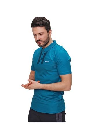 Uhlsport Erkek Günlük Polo T-shirt Young Siyah