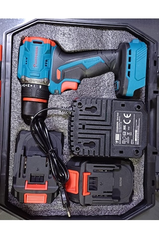 Catpower CAT-E1010 10 MM 20V 2.0AH Li-Ion Kömürsüz Akülü Vidalama Set