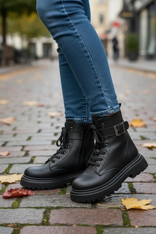 524 Kız Çocuk Bot Siyah