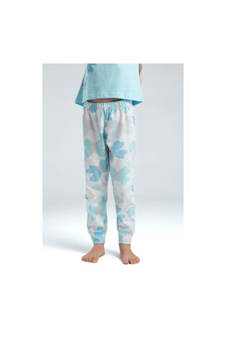 Rolypoly Kız Çocuk Mavi Pijama Takımı 5274-47608 Mavi