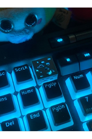 Minecraft Maden Blok Keycap 2'li Set Rgb Uyumlu Tuş Başlığı C