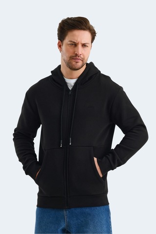 Slazenger Vonda 2 Li Set Erkek Sweatshırt Siyah - Petrol