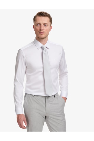 Pierre Cardin Erkek Beyaz Gömlek Basic 50325162-vr013